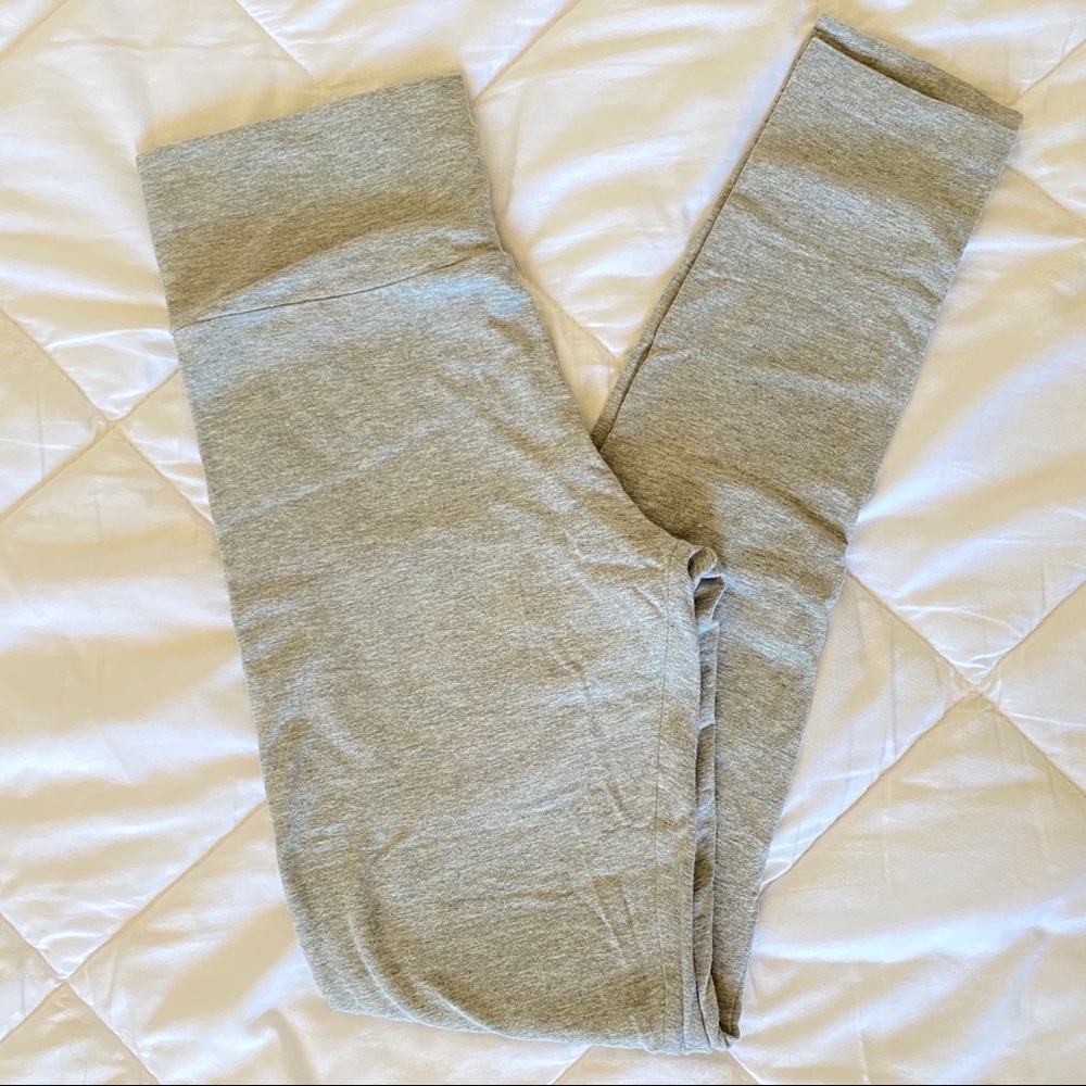 Forever 21 Light Gray High Rise Leggings